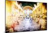 Grand central Terminal - In the Style of Oil Painting-Philippe Hugonnard-Mounted Giclee Print