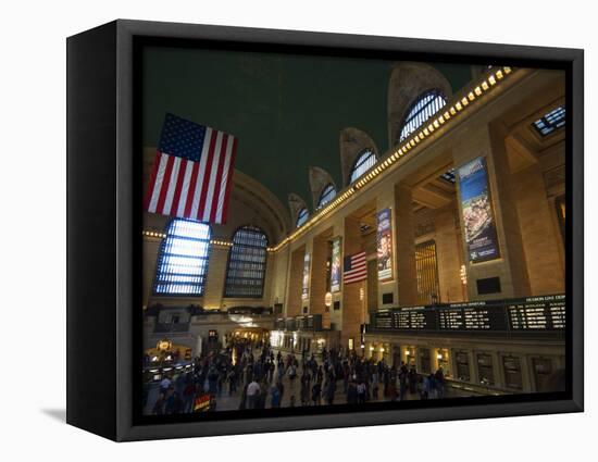 Grand Central Terminal Interior, Manhattan, New York City, New York, USA-Amanda Hall-Framed Premier Image Canvas