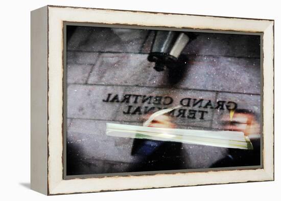 Grand Central Terminal Reflection-null-Framed Stretched Canvas