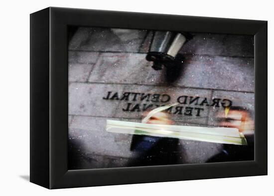 Grand Central Terminal Reflection-null-Framed Stretched Canvas