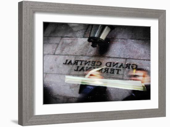 Grand Central Terminal Reflection-null-Framed Photo