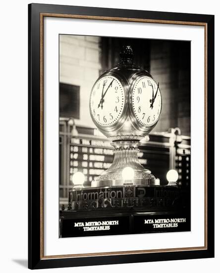 Grand Central Terminal's Four-Sided Seth Thomas Clock - Manhattan - New York-Philippe Hugonnard-Framed Photographic Print