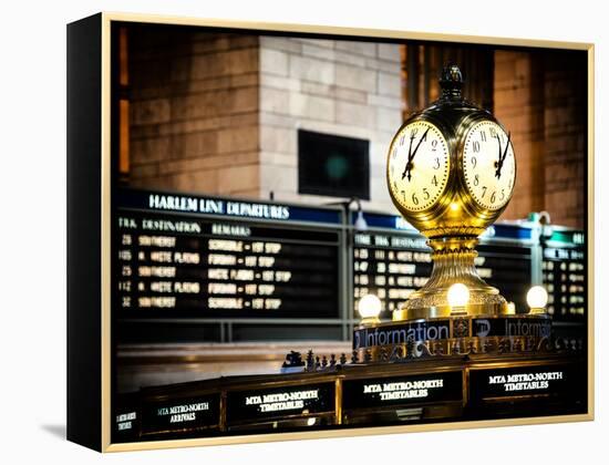 Grand Central Terminal's Four-Sided Seth Thomas Clock - Manhattan - New York-Philippe Hugonnard-Framed Premier Image Canvas