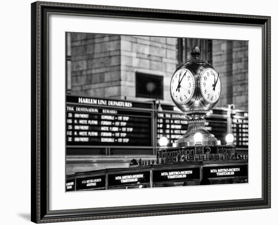 Grand Central Terminal's Four-Sided Seth Thomas Clock - Manhattan - New York-Philippe Hugonnard-Framed Photographic Print