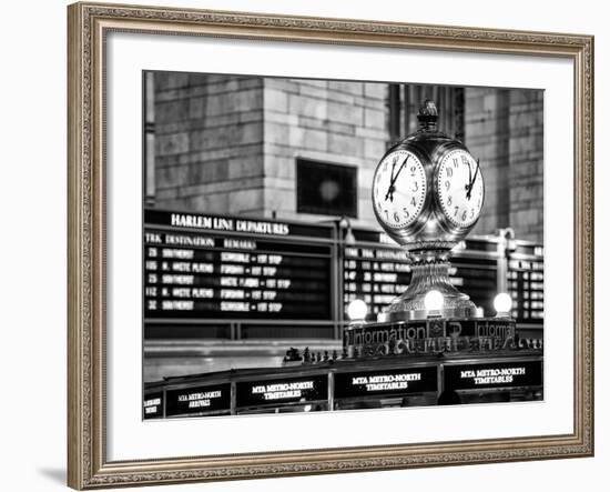 Grand Central Terminal's Four-Sided Seth Thomas Clock - Manhattan - New York-Philippe Hugonnard-Framed Photographic Print