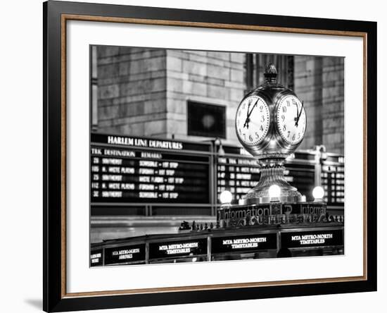 Grand Central Terminal's Four-Sided Seth Thomas Clock - Manhattan - New York-Philippe Hugonnard-Framed Photographic Print