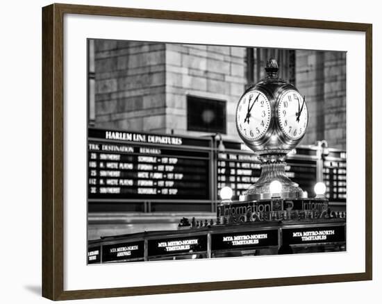 Grand Central Terminal's Four-Sided Seth Thomas Clock - Manhattan - New York-Philippe Hugonnard-Framed Photographic Print