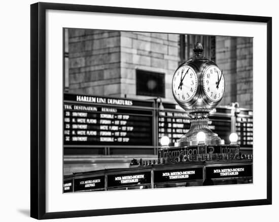 Grand Central Terminal's Four-Sided Seth Thomas Clock - Manhattan - New York-Philippe Hugonnard-Framed Photographic Print