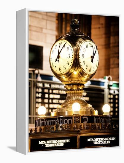 Grand Central Terminal's Four-Sided Seth Thomas Clock - Manhattan - New York-Philippe Hugonnard-Framed Premier Image Canvas