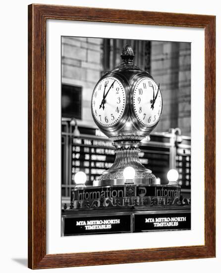 Grand Central Terminal's Four-Sided Seth Thomas Clock - Manhattan - New York-Philippe Hugonnard-Framed Photographic Print