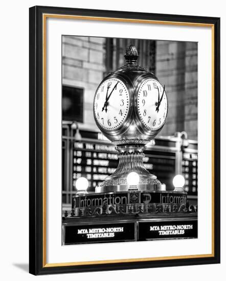 Grand Central Terminal's Four-Sided Seth Thomas Clock - Manhattan - New York-Philippe Hugonnard-Framed Photographic Print