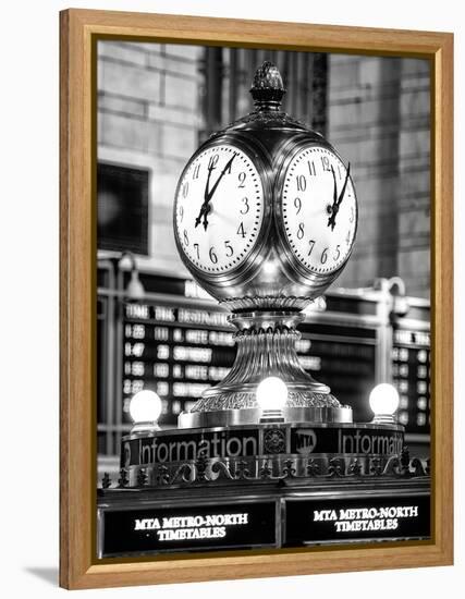 Grand Central Terminal's Four-Sided Seth Thomas Clock - Manhattan - New York-Philippe Hugonnard-Framed Premier Image Canvas