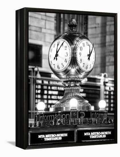 Grand Central Terminal's Four-Sided Seth Thomas Clock - Manhattan - New York-Philippe Hugonnard-Framed Premier Image Canvas