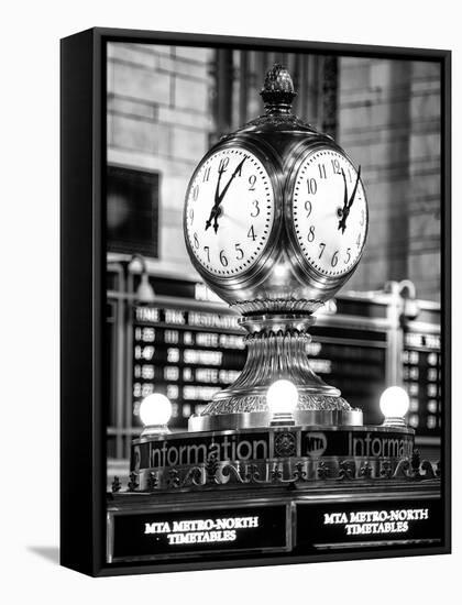 Grand Central Terminal's Four-Sided Seth Thomas Clock - Manhattan - New York-Philippe Hugonnard-Framed Premier Image Canvas