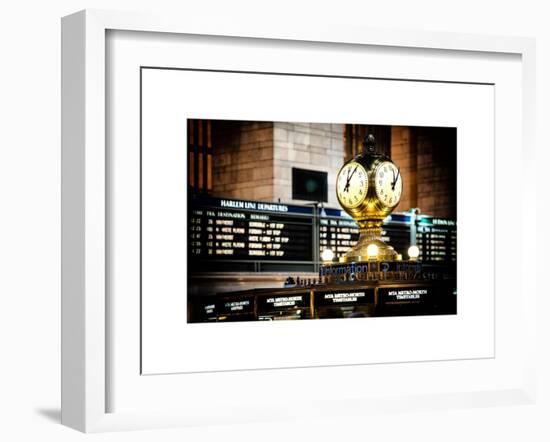 Grand Central Terminal's Four-Sided Seth Thomas Clock - Manhattan - New York-Philippe Hugonnard-Framed Art Print