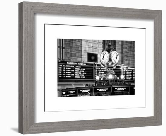 Grand Central Terminal's Four-Sided Seth Thomas Clock - Manhattan - New York-Philippe Hugonnard-Framed Art Print