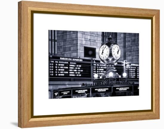 Grand Central Terminal's Four-Sided Seth Thomas Clock - Manhattan - New York-Philippe Hugonnard-Framed Stretched Canvas