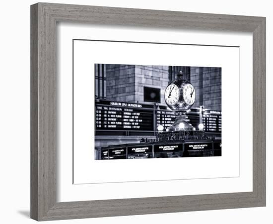 Grand Central Terminal's Four-Sided Seth Thomas Clock - Manhattan - New York-Philippe Hugonnard-Framed Art Print