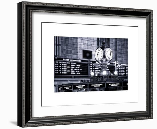 Grand Central Terminal's Four-Sided Seth Thomas Clock - Manhattan - New York-Philippe Hugonnard-Framed Art Print