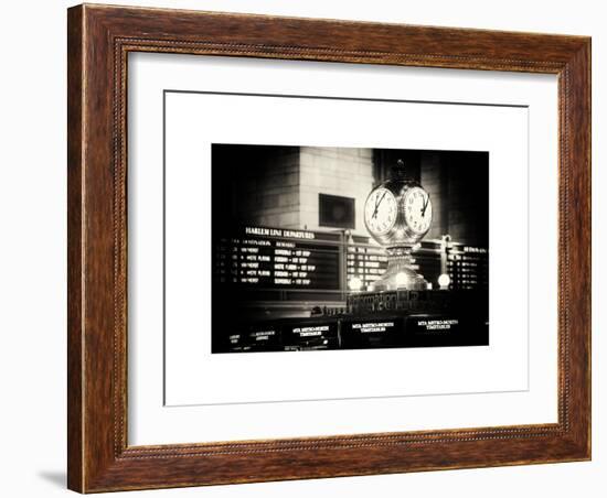 Grand Central Terminal's Four-Sided Seth Thomas Clock - Manhattan - New York-Philippe Hugonnard-Framed Art Print