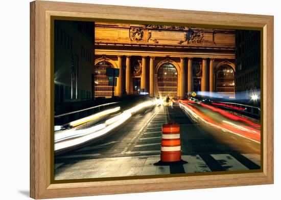 Grand Central Terminal Timelapse NYC-null-Framed Stretched Canvas