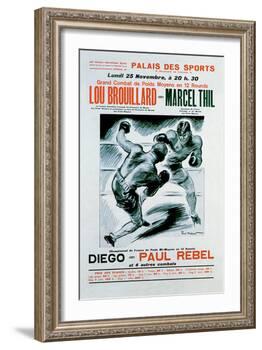 Grand Combat-null-Framed Art Print