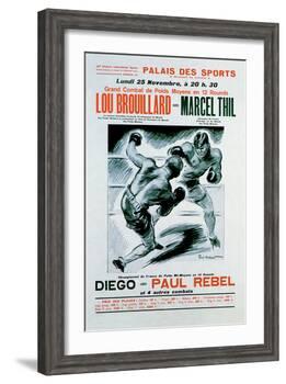Grand Combat-null-Framed Art Print