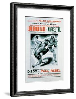 Grand Combat-null-Framed Art Print