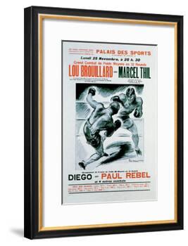 Grand Combat-null-Framed Art Print