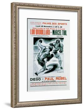 Grand Combat-null-Framed Art Print