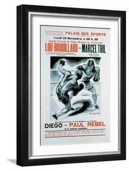 Grand Combat-null-Framed Art Print
