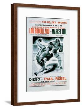 Grand Combat-null-Framed Art Print