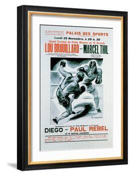 Grand Combat-null-Framed Art Print