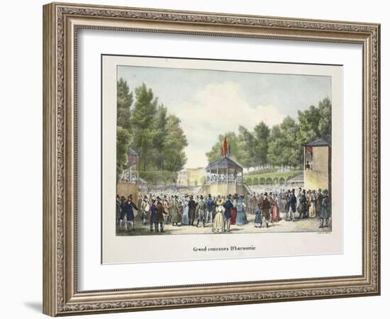 Grand Concours D'Harmonie, C.1895-null-Framed Giclee Print