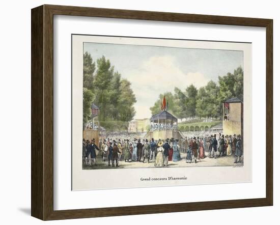 Grand Concours D'Harmonie, C.1895-null-Framed Giclee Print