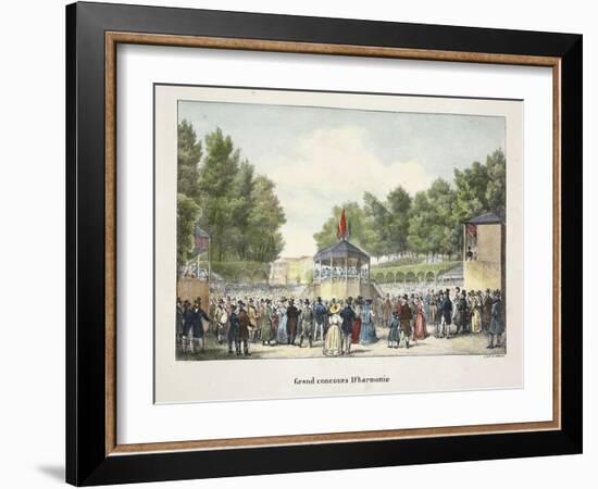 Grand Concours D'Harmonie, C.1895-null-Framed Giclee Print