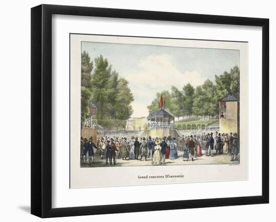 Grand Concours D'Harmonie, C.1895-null-Framed Giclee Print