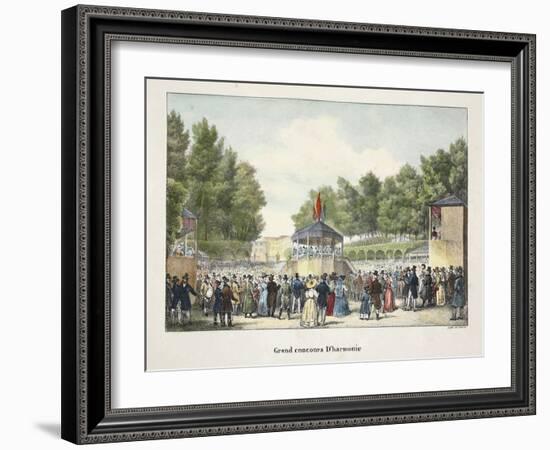 Grand Concours D'Harmonie, C.1895-null-Framed Giclee Print