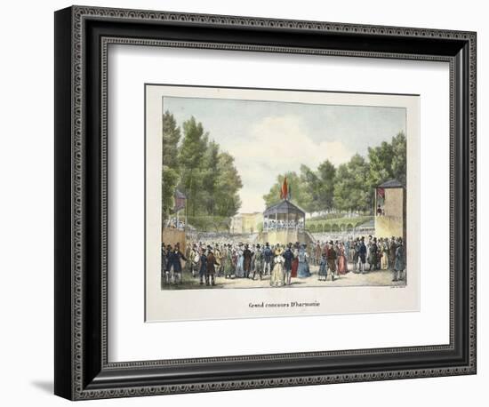 Grand Concours D'Harmonie, C.1895-null-Framed Giclee Print