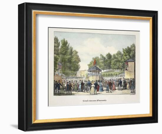 Grand Concours D'Harmonie, C.1895-null-Framed Giclee Print