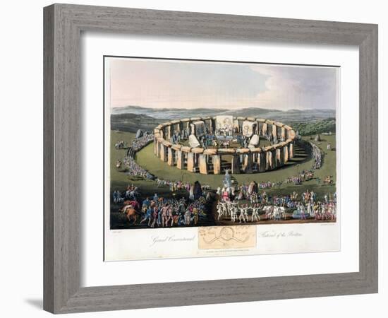 'Grand Conventional Festival of the Britons', 1815-Robert Havell-Framed Giclee Print