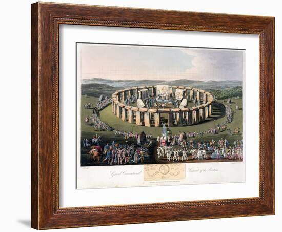 'Grand Conventional Festival of the Britons', 1815-Robert Havell-Framed Giclee Print