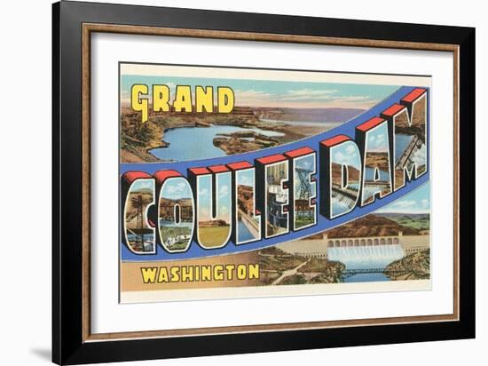 Grand Coulee Dam, Washington-null-Framed Art Print