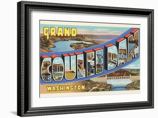 Grand Coulee Dam, Washington-null-Framed Art Print