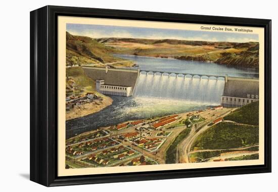 Grand Coulee Dam, Washington-null-Framed Stretched Canvas