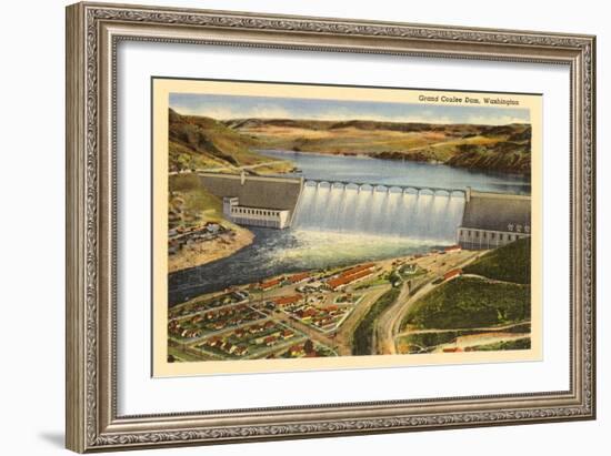 Grand Coulee Dam, Washington-null-Framed Art Print