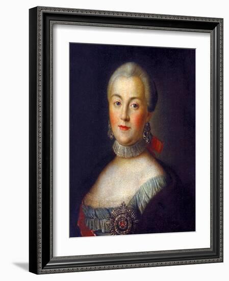 Grand Duchess Ekaterina Alekseyevna-Alexei Petrovich Antropov-Framed Giclee Print