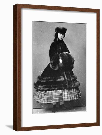 Grand Duchess Maria Alexandrovna of Russia, C1861-C1865-null-Framed Giclee Print