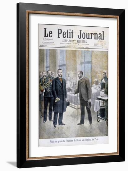 Grand Duke Vladimir of Russia Visiting a Paris Hospital, 1897-Henri Meyer-Framed Giclee Print