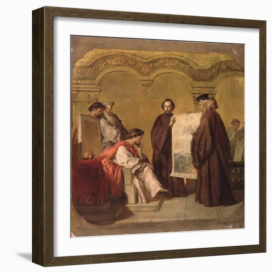 Grand Duke Vladimir Receiving the Ambassadors-Vasili Petrovich Vereshchagin-Framed Giclee Print